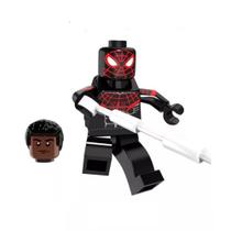 Boneco Minifigura Miles Morales em Bloco