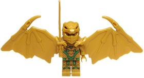 Boneco Minifigura Ninjago Dragão Dourado Lloyd Boneco Minifigura Ninjago Dragão Dourado Lloyd
