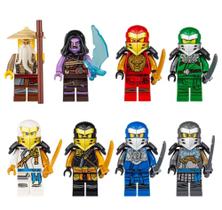 Boneco Minifigura Ninjago The Season - Kit 8 Personagens