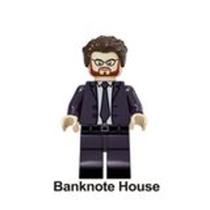 Boneco Minifigura Professor de La Casa De Papel