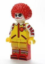 Boneco Minifigura Ronald MC Donald Coringa DC