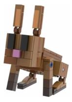 Boneco Minifigure Blocos De Montar Coelho Minecraft - Mega Block Toys