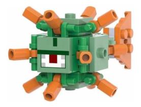Boneco Minifigure Blocos De Montar Guardião Minecraft
