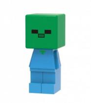 Boneco Minifigure Blocos De Montar Minecraft Baby Zombie