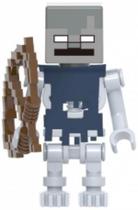 Boneco Minifigure Blocos De Montar Minecraft Stray Com Arco