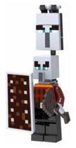 Boneco Minifigure Blocos De Montar Pillager Minecraft