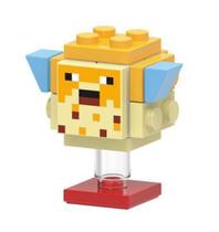 Boneco Minifigure Blocos De Montar Pufferfish Minecraft