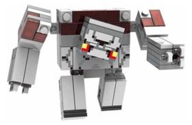 Boneco Minifigure Blocos De Montar Redstone Golem Minecraft - Mega Block Toys