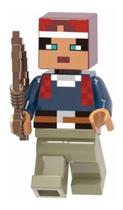 Boneco Minifigure Blocos De Montar Valorie Minecraft