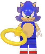 Boneco Minifugura Sonic com Argola
