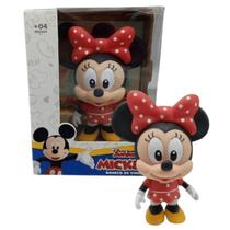 Boneco Minnie Vinil Disney Junior 12cm Colecionável Líder