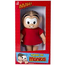 Boneco monica classicos vinil turma da monica 36cm bbra