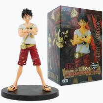 Boneco Monkey D. Luffy 16cm Bermuda RED One Piece Figure