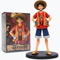 Boneco Monkey D. Luffy 16cm com Jaqueta RED One Piece Figure