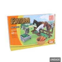 Boneco Monta e Desmonta 93 Pçs Acessórios Fazenda - Tudo em Caixa