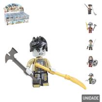 Boneco Monta e Desmonta Pirata Acessórios - Tudo em Caixa