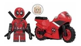 Boneco Moto Blocos De Montar Deadpool Motorcycle 50