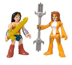 Boneco Mulher Maravilha e Cheetah Imaginext DC Super Mattel