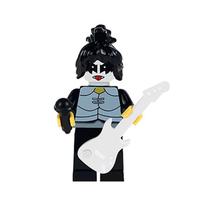 Boneco musica cantor pop rock bloco de montar