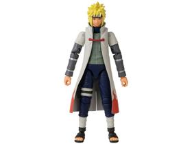 Boneco Naruto Bandai Minato Namikaze 15cm - com Acessórios Fun
