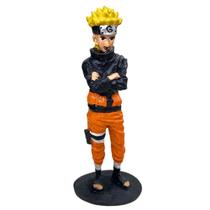 Boneco Naruto Colecionável em Resina Escultura Pintado à Mão 16cm