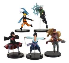 Boneco Naruto Kit Sasuke Uchiha Itachi Kakashi Hatake Gaara