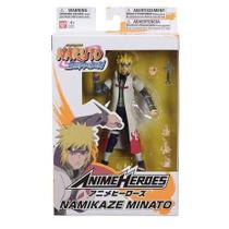 Boneco Naruto Shippuden Anime Heroes Minato Namikaze Bandai - Fun