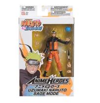 Boneco Naruto Shippuden Sage Mode Naruto Uzumaki Anime Heroes Bandai