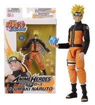 Boneco Naruto Uzumaki Anime Heroes 15 Cm Bandai - F0051-1