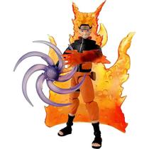 Boneco Naruto Uzumaki em Manto das Bestas de Cauda - Anime Heroes Bandai