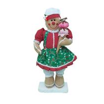 Boneco Natal Biscoito Natalina 50cm