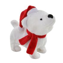 Boneco Natal com Som e Movimento 23cm Urso