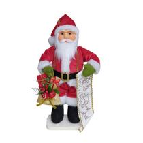 Boneco Natal Papai Noel Pergaminho 50cm - Gici Christmas