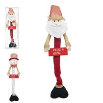 Boneco Natal Poste 120Cm altura enfeite natalino - Art Christmas