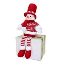 Boneco Natalino 54 Cm Branco E Vermelho (18493) Boneco Natalino 54 Cm Branco E Vermelho (18493)