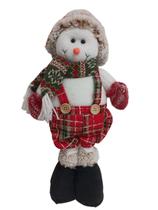Boneco Natalino com a Perna Extensível 45cm Verde e Vermelho Personagem:Boneco de Neve