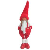 Boneco Natalino Winter Em Pé Para Bancada 49x16x11cm. Boneco Natalino Winter Em Pé Para Bancada 49x16x11cm.