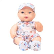 Boneco Neneco 37cm Com Macacão E Boné 639 Super Toys