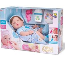 Boneco New Born Premium Menino Divertoys