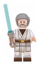 Boneco Obi Wan Kenobi Idoso Blocos De Montar Star Wars
