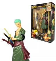 Boneco One Piece 18Cm Anime Action Figure - Roronoa Zoro