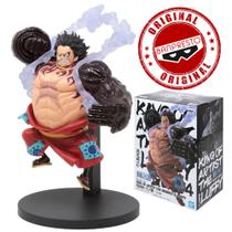 Boneco One Piece Monkey D. Luffy Gear4 Wanokuni King Of Artist Bandai Banpresto Boneco One Piece Monkey D. Luffy Gear4 Wanokuni King Of Artist Bandai Banpresto
