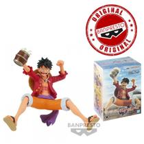 Boneco One Piece Monkey D. Luffy It's A Banquet!! Bandai Banpresto - 4983164192803 Boneco One Piece Monkey D. Luffy It's A Banquet!! Bandai Banpresto - 4983164192803