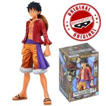 Boneco One Piece Monkey D. Luffy Wanokuni DXF The Grandline Series Bandai Banpresto - 4983164882988