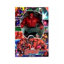 Boneco Original Mimo Hulk Vermelho Revolution Original 40 cm