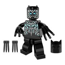 Boneco Pantera Negra Bloco de Montar