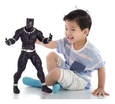 Boneco Pantera Negra GIGANTE 50cm ARTICULADO Marvel Vingadores Brinquedo Crianças +3 Anos - ORIGINAL