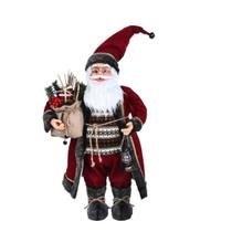 Boneco Papai Noel 30cm Enfeite de Natal Decoração de Festa