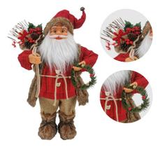 Boneco Papai Noel 30cm Enfeite Decoração Natal Ursinho Boneco Papai Noel 30cm Enfeite Decoração Natal Ursinho