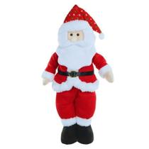 Boneco Papai Noel 45Cm Grande Vermelho Enfeite Decoração